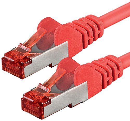 1aTTack.de 1x 15m - Cat 6 Netzwerk-Kabel Patch-Kabel Cat6 RJ45 SFTP - Rot 1aTTack.de 1x 15m - Cat 6 Netzwerk-Kabel Patch-Kabel Cat6 RJ45 SFTP - Rot von 1aTTack.de