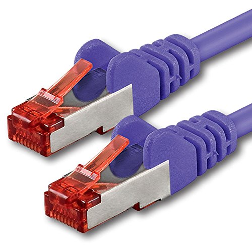 1aTTack.de 1x 2m - Cat 6 Netzwerk-Kabel Patch-Kabel Cat6 RJ45 SFTP - violett 1aTTack.de 1x 2m - Cat 6 Netzwerk-Kabel Patch-Kabel Cat6 RJ45 SFTP - violett von 1aTTack.de