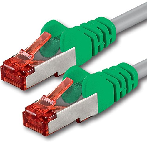 1aTTack CAT6 2X RJ45 Stecker Crossover SSTP PIMF Netzwerk Patch-Kabel 5m von 1aTTack.de