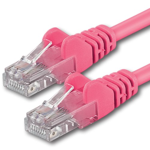 1aTTack.de 15m - magenta - 1 Stück - (PACK) - CAT.6 CAT6 Ethernet-Lan-Netzwerk-Kabel 1000Mbit/s Patchkabel von 1aTTack.de