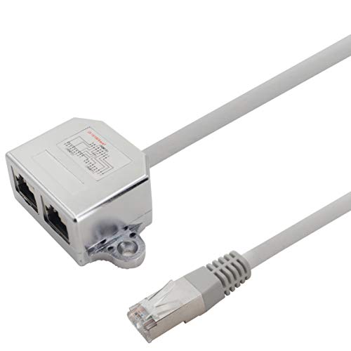 1aTTack.de Cat. 5e Patchkabeladapter Netzwerk Netzwerkkabel Splitter Ethernet/Ethernet 0 1 m 1 Stück 1aTTack.de Cat. 5e Patchkabeladapter Netzwerk Netzwerkkabel Splitter Ethernet/Ethernet 0 1 m 1 Stück von 1aTTack.de