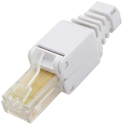 1aTTack.de Cat. 5e werkzeugloser Stecker ungeschirmt AWG 24-26 für Flexible und starre Innenleiter vergoldete Kontakte 1 Stück 1aTTack.de Cat. 5e werkzeugloser Stecker ungeschirmt AWG 24-26 für Flexible und starre Innenleiter vergoldete Kontakte 1 Stück von 1aTTack.de