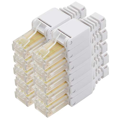 1aTTack.de Cat. 5e werkzeugloser Stecker ungeschirmt AWG 24-26 für Flexible und starre Innenleiter vergoldete Kontakte 10 Stück 1aTTack.de Cat. 5e werkzeugloser Stecker ungeschirmt AWG 24-26 für Flexible und starre Innenleiter vergoldete Kontakte 10 Stück von 1aTTack.de