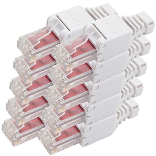 1aTTack.de Cat.6 werkzeugloser Stecker Feldkonfektionierbar für Flexible und starre Innenleiter AWG 23-26 Netzwerkkabel Verlegekabel 10 Stück 1aTTack.de Cat.6 werkzeugloser Stecker Feldkonfektionierbar für Flexible und starre Innenleiter AWG 23-26 Netzwerkkabel Verlegekabel 10 Stück von 1aTTack.de