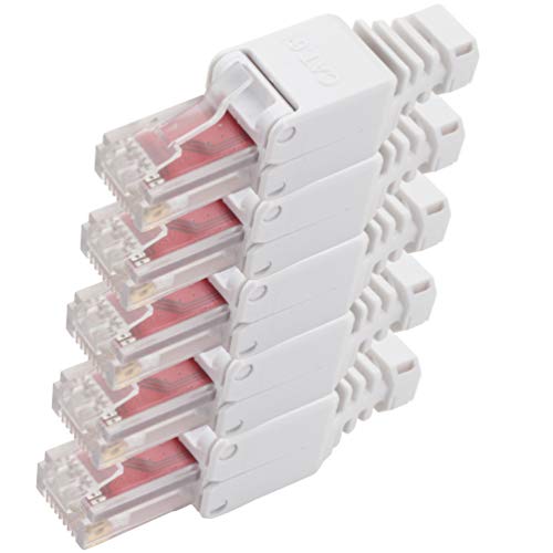 1aTTack.de Cat.6 werkzeugloser Stecker Feldkonfektionierbar für Flexible und starre Innenleiter AWG 23-26 Netzwerkkabel Verlegekabel 5 Stück 1aTTack.de Cat.6 werkzeugloser Stecker Feldkonfektionierbar für Flexible und starre Innenleiter AWG 23-26 Netzwerkkabel Verlegekabel 5 Stück von 1aTTack.de
