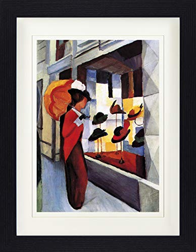 1art1 August Macke Poster Hutladen, 1914 Gerahmtes Bild Mit Edlem Passepartout | Wand-Bilder | Im Bilderrahmen 40x30 cm 1art1 August Macke Poster Hutladen, 1914 Gerahmtes Bild Mit Edlem Passepartout | Wand-Bilder | Im Bilderrahmen 40x30 cm von 1art1