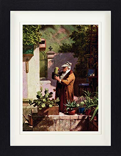 1art1 Carl Spitzweg Poster Der Kaktusfreund, 1857 Gerahmtes Bild Mit Edlem Passepartout | Wand-Bilder | Im Bilderrahmen 40x30 cm 1art1 Carl Spitzweg Poster Der Kaktusfreund, 1857 Gerahmtes Bild Mit Edlem Passepartout | Wand-Bilder | Im Bilderrahmen 40x30 cm von 1art1