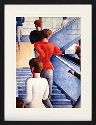 1art1 Oskar Schlemmer Poster Bauhaustreppe, 1932 Gerahmtes Bild Mit Edlem Passepartout | Wand-Bilder | Im Bilderrahmen 80x60 cm 1art1 Oskar Schlemmer Poster Bauhaustreppe, 1932 Gerahmtes Bild Mit Edlem Passepartout | Wand-Bilder | Im Bilderrahmen 80x60 cm von 1art1