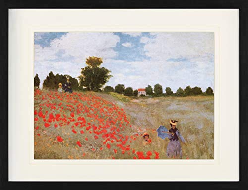 1art1 Claude Monet Poster Mohnblumen, 1873 Gerahmtes Bild Mit Edlem Passepartout | Wand-Bilder | Im Bilderrahmen 80x60 cm 1art1 Claude Monet Poster Mohnblumen, 1873 Gerahmtes Bild Mit Edlem Passepartout | Wand-Bilder | Im Bilderrahmen 80x60 cm von 1art1