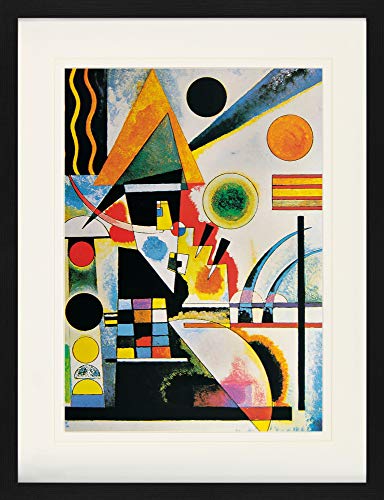 1art1 Wassily Kandinsky Poster Balancement, 1925 Gerahmtes Bild Mit Edlem Passepartout | Wand-Bilder | Im Bilderrahmen 80x60 cm 1art1 Wassily Kandinsky Poster Balancement, 1925 Gerahmtes Bild Mit Edlem Passepartout | Wand-Bilder | Im Bilderrahmen 80x60 cm von 1art1