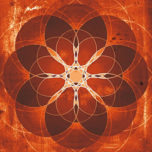 1art1 Mandalas Poster Orange, Energie, Mut, Kreativität, Intuition Und Transformation Bilder Leinwand-Bild Auf Keilrahmen | XXL-Wandbild Poster Kunstdruck Als Leinwandbild 70x70 cm von 1art1