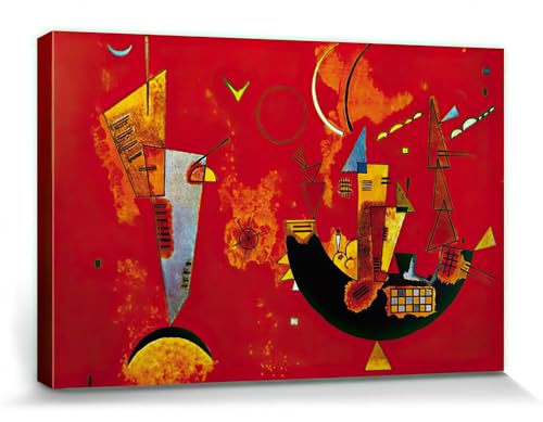 1art1 Wassily Kandinsky Poster Mit Und Gegen, 1929 Bilder Leinwand-Bild Auf Keilrahmen | XXL-Wandbild Poster Kunstdruck Als Leinwandbild 120x80 cm 1art1 Wassily Kandinsky Poster Mit Und Gegen, 1929 Bilder Leinwand-Bild Auf Keilrahmen | XXL-Wandbild Poster Kunstdruck Als Leinwandbild 120x80 cm von 1art1