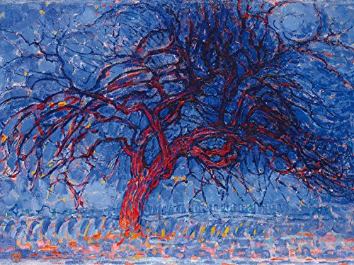 1art1 Piet Mondrian Poster Der Rote Baum, 1908-10 Bilder Leinwand-Bild Auf Keilrahmen | XXL-Wandbild Poster Kunstdruck Als Leinwandbild 80x60 cm 1art1 Piet Mondrian Poster Der Rote Baum, 1908-10 Bilder Leinwand-Bild Auf Keilrahmen | XXL-Wandbild Poster Kunstdruck Als Leinwandbild 80x60 cm von 1art1