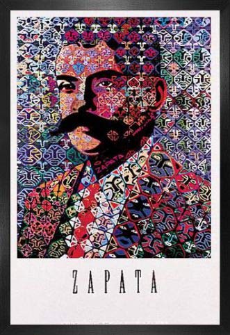 1art1 Alfredo Arreguin Poster Plakat | Bild und MDF-Rahmen - EL Joven Zapata (91 x 61cm) von 1art1