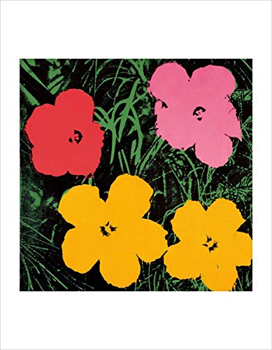 Andy Warhol Poster Flowers, C.1964 (1 Red, 1 Pink, 2 Yellow) Kunstdruck Bild 60x60 cm von 1art1