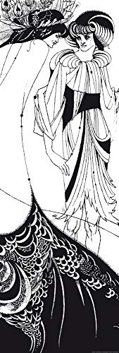 1art1 Aubrey Beardsley Poster Der Pfauenrock, 1892, Detail Kunstdruck Bild 158x53 cm von 1art1