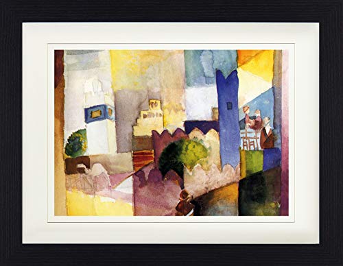 1art1 August Macke Poster Kairouan III Gerahmtes Bild Mit Edlem Passepartout | Wand-Bilder | Im Bilderrahmen 40x30 cm 1art1 August Macke Poster Kairouan III Gerahmtes Bild Mit Edlem Passepartout | Wand-Bilder | Im Bilderrahmen 40x30 cm von 1art1