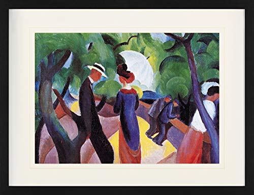 1art1 August Macke Poster Promenade, 1913 Gerahmtes Bild Mit Edlem Passepartout | Wand-Bilder | Im Bilderrahmen 80x60 cm 1art1 August Macke Poster Promenade, 1913 Gerahmtes Bild Mit Edlem Passepartout | Wand-Bilder | Im Bilderrahmen 80x60 cm von 1art1