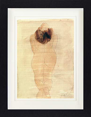 1art1 Auguste Rodin Poster Kniende Frau Gerahmtes Bild Mit Edlem Passepartout | Wand-Bilder | Im Bilderrahmen 40x30 cm 1art1 Auguste Rodin Poster Kniende Frau Gerahmtes Bild Mit Edlem Passepartout | Wand-Bilder | Im Bilderrahmen 40x30 cm von 1art1
