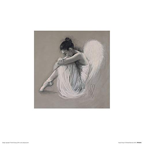 1art1 Ballett Poster Angel Wings IV, Hazel Bowman Kunstdruck Bild 30x30 cm von 1art1