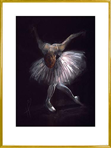 1art1 Ballett Poster Kunstdruck Bild und Kunststoff-Rahmen - Ballett-Tänzerin, Hazel Bowman (80 x 60cm) von 1art1