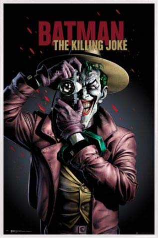 1art1 Batman Poster Plakat | Bild und Kunststoff-Rahmen - Killing Joke (91 x 61cm) von 1art1