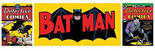 Batman Tür-Poster Triptychon, Detective Comics Plakat | Bild 158x53 cm von 1art1