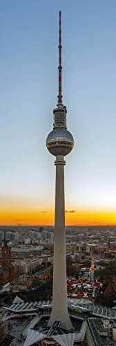 1art1 Berlin Poster Der Fernsehturm Bei Sonnenaufgang Bilder Leinwand-Bild Auf Keilrahmen | XXL-Wandbild Poster Kunstdruck Als Leinwandbild 150x50 cm 1art1 Berlin Poster Der Fernsehturm Bei Sonnenaufgang Bilder Leinwand-Bild Auf Keilrahmen | XXL-Wandbild Poster Kunstdruck Als Leinwandbild 150x50 cm von 1art1