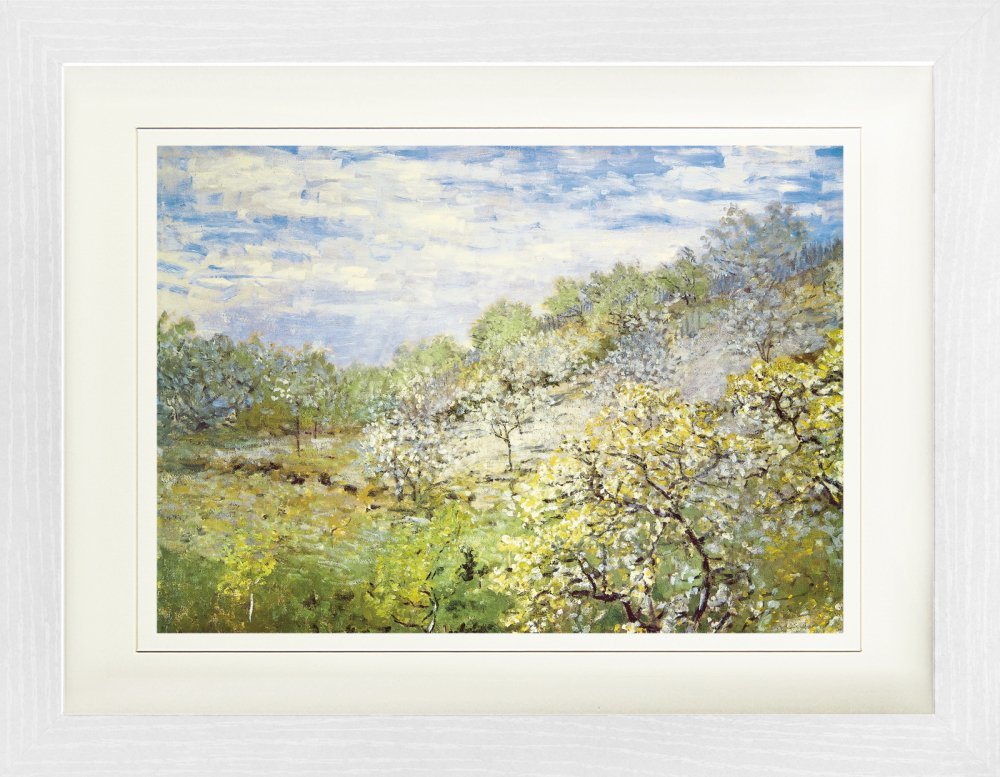 1art1 Bild mit Rahmen Claude Monet - Apfelbäume In Blüte, 1873 von 1art1