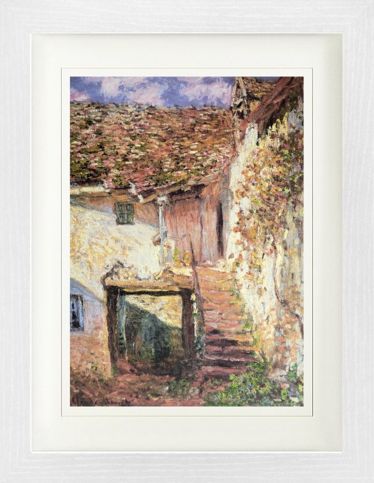 1art1 Bild mit Rahmen Claude Monet - Die Treppe, 1878 von 1art1