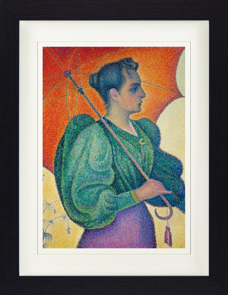 1art1 Bild mit Rahmen Paul Signac - Frau Mit Sonnenschirm, 1893 von 1art1