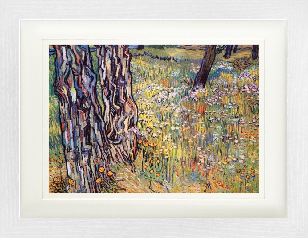 1art1 Bild mit Rahmen Vincent Van Gogh - Baumstämme, 1890 von 1art1
