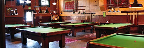 1art1 Billard Poster Pool Saloon Kunstdruck Bild 158x53 cm von 1art1