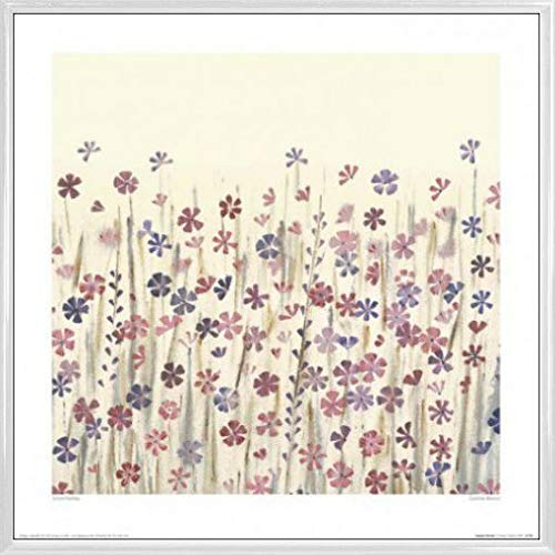 1art1 Blumen Poster Kunstdruck Bild und Kunststoff-Rahmen - Summer Bloom, Simon Fairless (40 x 40cm) von 1art1