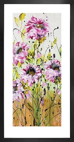 1art1 Blumen Poster Kunstdruck Bild und MDF-Rahmen - Let's Talk Forever, Clare Sykes (100 x 50cm) von 1art1