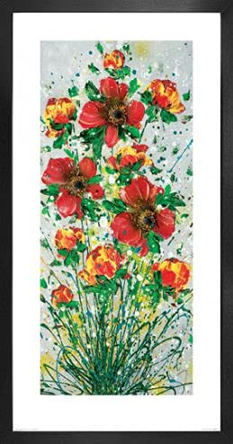 1art1 Blumen Poster Kunstdruck Bild und MDF-Rahmen - Truffleur, Clare Sykes (100 x 50cm) von 1art1