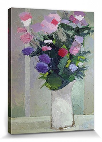 1art1 Blumen Poster The White Jug, Paul Donaghy Bilder Leinwand-Bild Auf Keilrahmen | XXL-Wandbild Poster Kunstdruck Als Leinwandbild 40x30 cm von 1art1