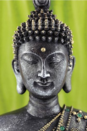 1art1 Buddhismus Buddha Statue, Grün Selbstklebende Fototapete Poster-Tapete 180x120 cm von 1art1