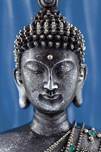 1art1 Buddhismus Poster Buddha Statue Blau Kunstdruck Bild 120x80 cm von 1art1