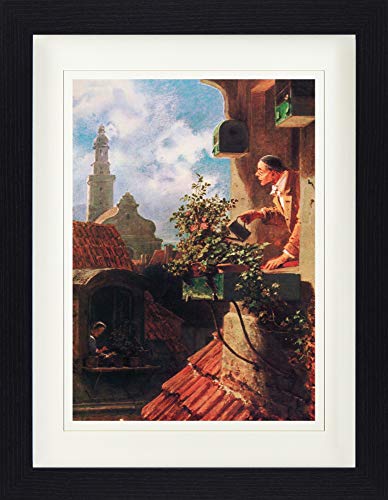 1art1 Carl Spitzweg Poster Die Dachstube, 1849 Gerahmtes Bild Mit Edlem Passepartout | Wand-Bilder | Im Bilderrahmen 40x30 cm 1art1 Carl Spitzweg Poster Die Dachstube, 1849 Gerahmtes Bild Mit Edlem Passepartout | Wand-Bilder | Im Bilderrahmen 40x30 cm von 1art1