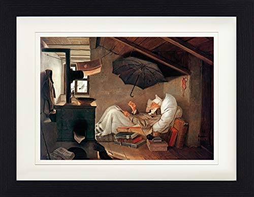 1art1 Carl Spitzweg Poster Der Arme Poet Gerahmtes Bild Mit Edlem Passepartout | Wand-Bilder | Im Bilderrahmen 40x30 cm 1art1 Carl Spitzweg Poster Der Arme Poet Gerahmtes Bild Mit Edlem Passepartout | Wand-Bilder | Im Bilderrahmen 40x30 cm von 1art1