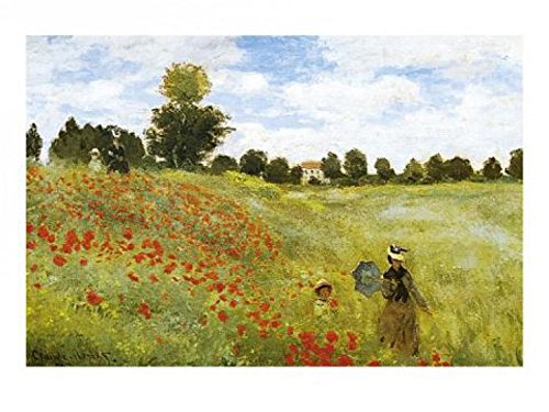 1art1 Claude Monet Poster Poppies Kunstdruck Bild 50x40 cm von 1art1