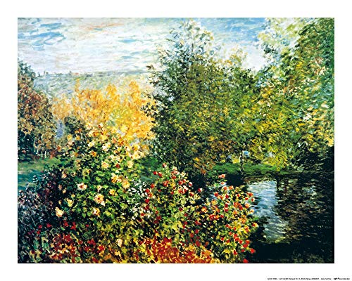 1art1 Claude Monet Poster Stiller Winkel Im Garten Von Montgeron Kunstdruck Bild 50x40 cm von 1art1