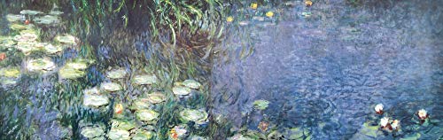 1art1 Claude Monet Seerosen, Morgen, 1-Teilig Fototapete Poster-Tapete 250x79 cm von 1art1