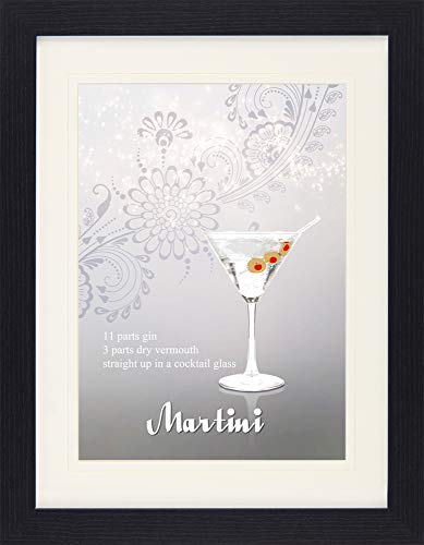 1art1 Cocktails Poster Martini Gerahmtes Bild Mit Edlem Passepartout | Wand-Bilder | Im Bilderrahmen 40x30 cm 1art1 Cocktails Poster Martini Gerahmtes Bild Mit Edlem Passepartout | Wand-Bilder | Im Bilderrahmen 40x30 cm von 1art1
