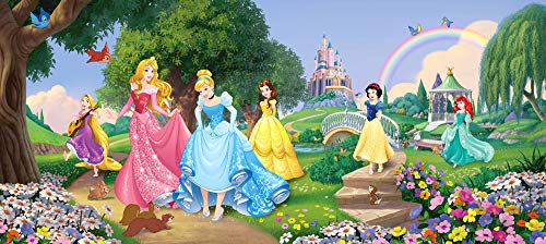 1art1 Disney Prinzessin Princess Vlies Wand-Foto-Poster-Tapete | Moderne Dekoration Wand-Deko Wohnzimmer Schlafzimmer Büro Flur 202x90 cm von 1art1