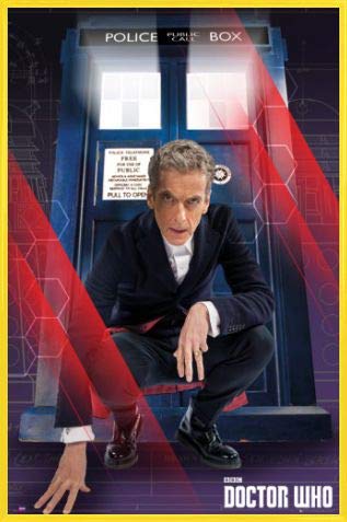 1art1 Doctor Who Poster Plakat | Bild und Kunststoff-Rahmen - Crouching (91 x 61cm) von 1art1