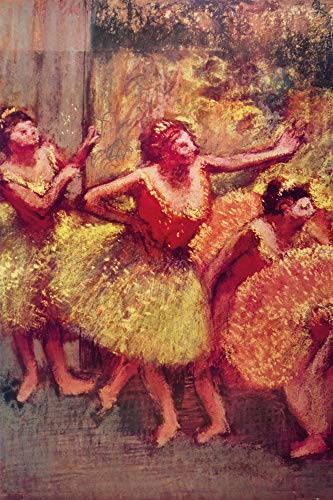 1art1 Edgar Degas XXL Poster Tänzerinnen In Gelb Und Rosa, 1890 Plakat | Bild 120x80 cm von 1art1