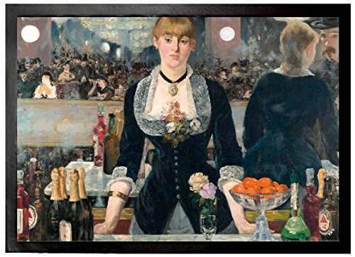 1art1 Edouard Manet Eine Bar In Den Folies-Bergère, 1881-1882 Fußmatte Dekomatte Innenbereich | Design Türmatte 70x50 cm von 1art1