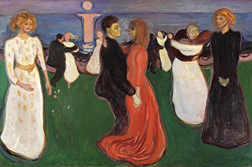 1art1 Edvard Munch Der Tanz Des Lebens, 1899 Selbstklebende Fototapete Poster-Tapete 180x120 cm von 1art1